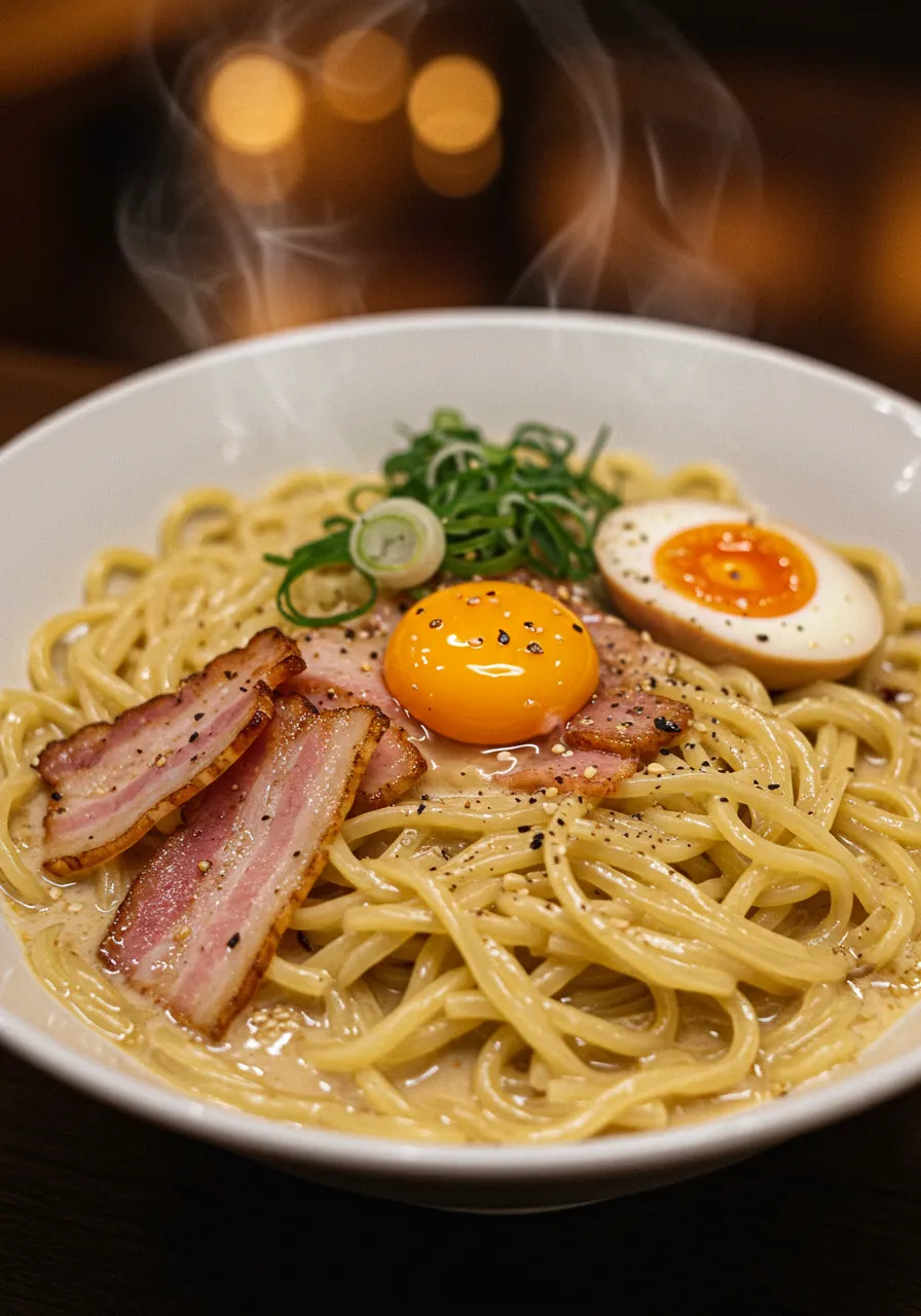 Carbonara Ramen Bowl